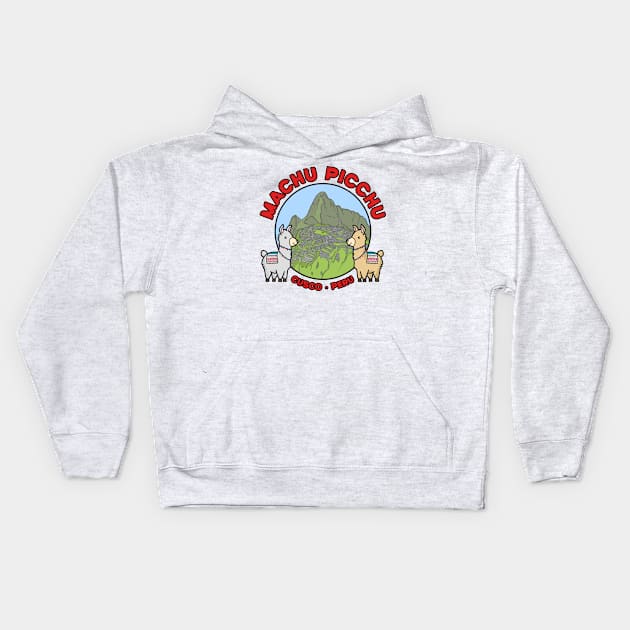 Machu Picchu Kids Hoodie by Cerealbox Labs